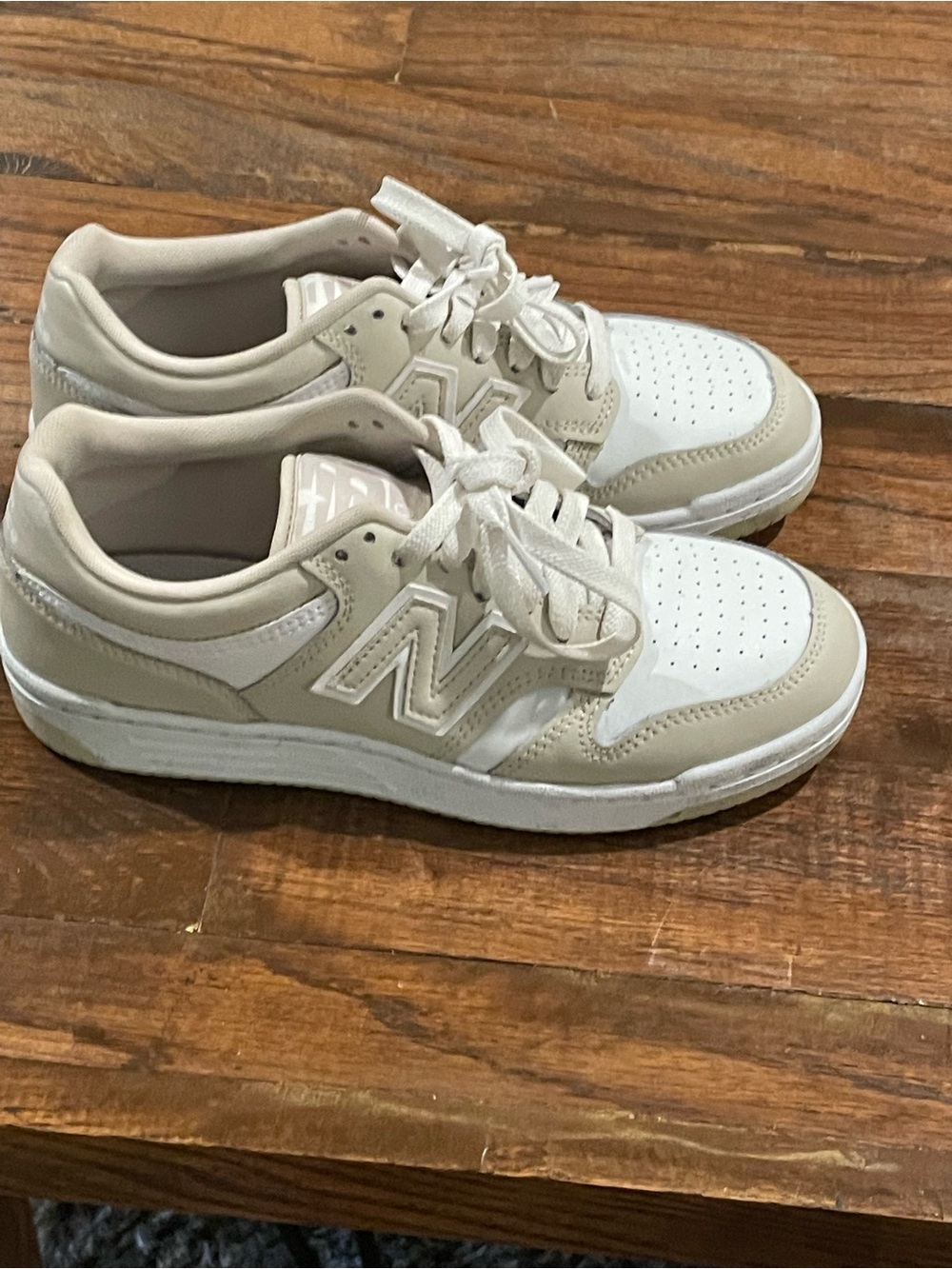 New Balance 480 Timberwolf Men’s 5, Women’s 6.5